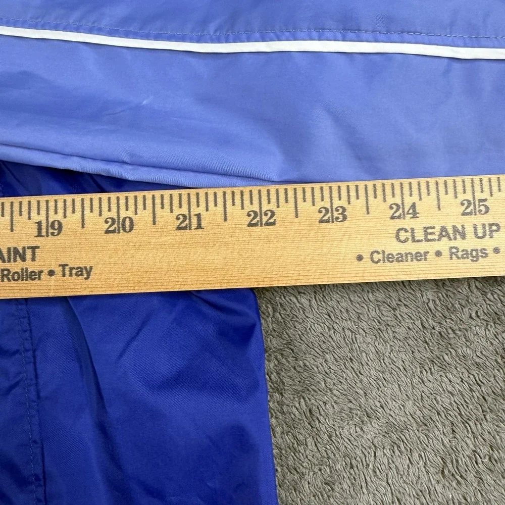 GUC Columbia Youth Kids Jacket Blue Hooded‎ Rain Jacket Full Zip, Size: XL 18-20